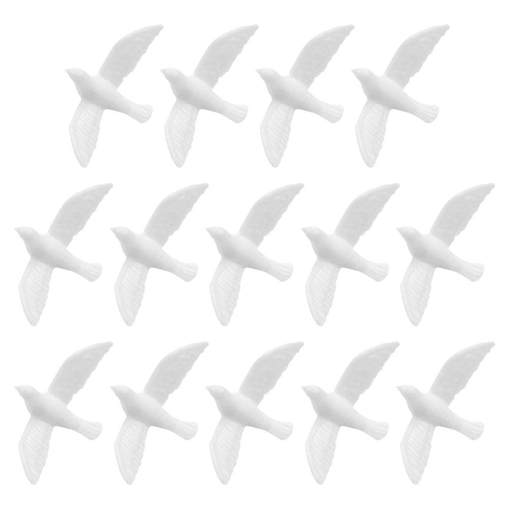 14Pcs Miniature White Dove Res - đánh giá và giá Crafting Resin