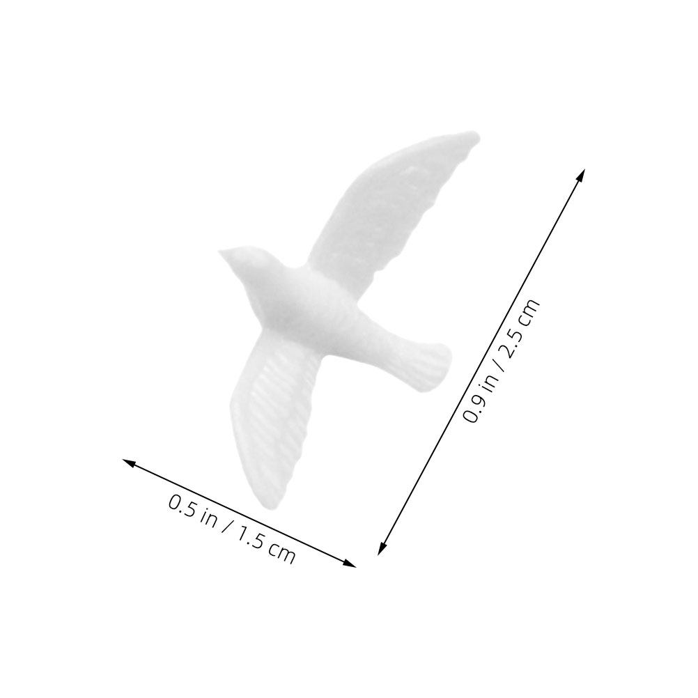 14Pcs Miniature White Dove Res - đánh giá và giá Crafting Resin