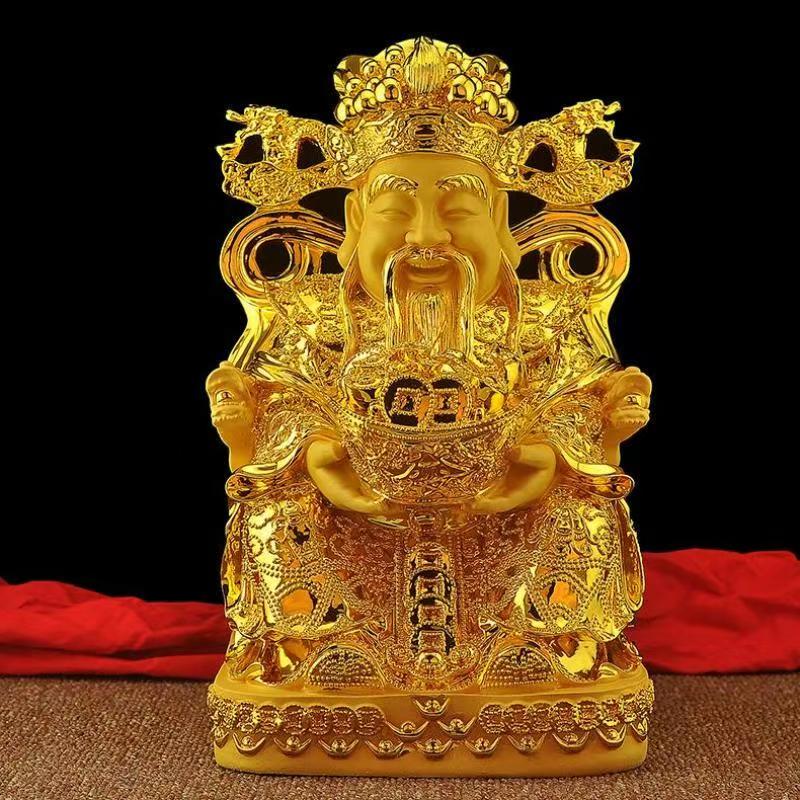 Feng Shui Gold God of Wealth L - đánh giá và giá Crafting Resin