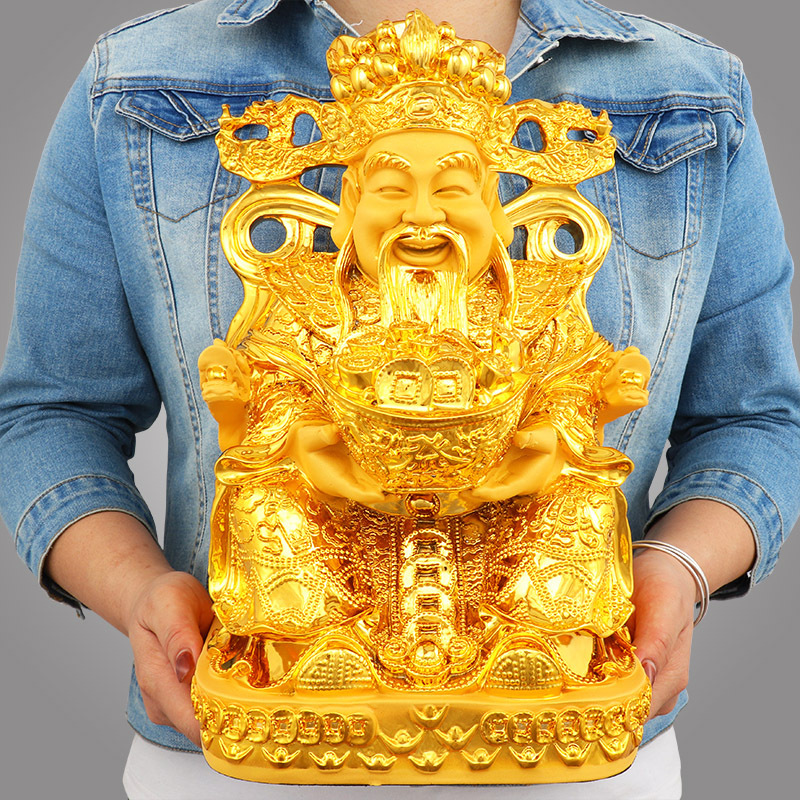 Feng Shui Gold God of Wealth L - đánh giá và giá Crafting Resin