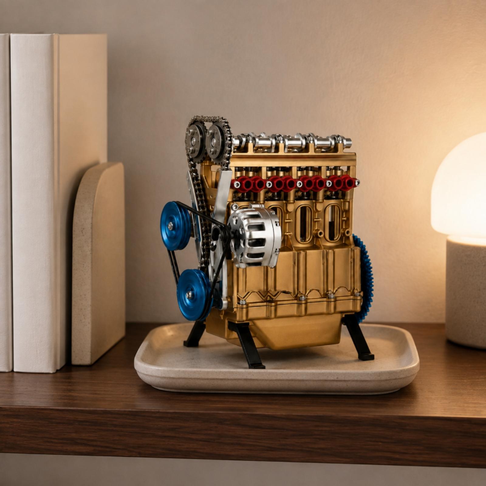 Vintage Style Engine Figurine  - đánh giá và giá Resin Craft Workshop