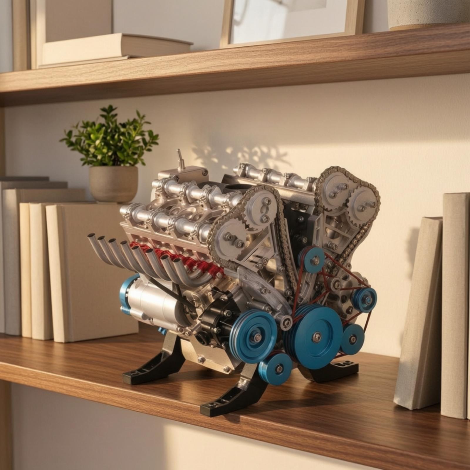 Vintage Style Engine Figurine  - đánh giá và giá Resin Craft Workshop