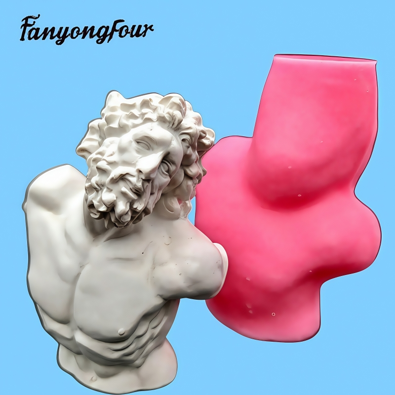 Laokong half body silicone mol - đánh giá và giá Resin Craft Ideas