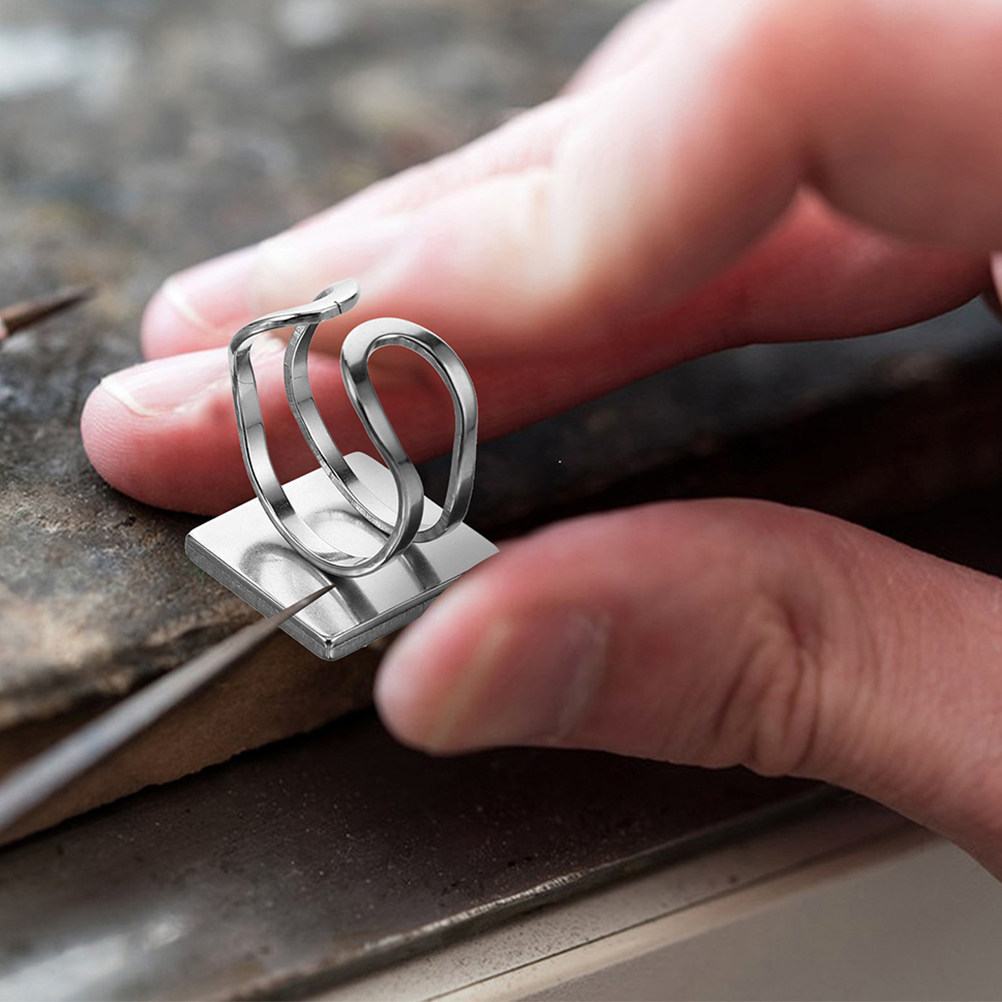 4Pcs DIY Stainless Steel Ring  - đánh giá và giá Resin Crafts Diy
