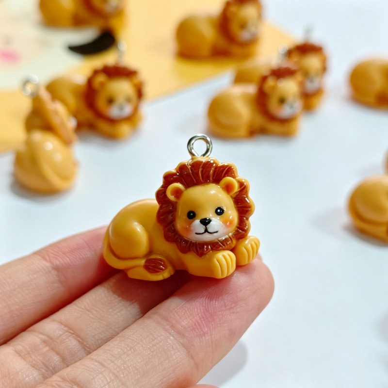 6Pcs Resin Simulation Cute Lio - đánh giá và giá Resin Crafts Diy