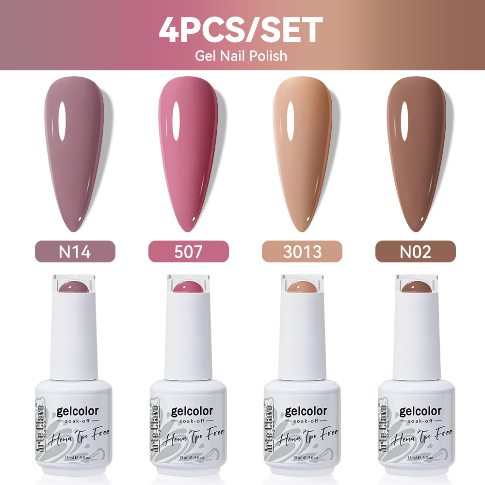 Arte Clavo 4pcs/Set Gel Nail P - đánh giá và giá Resin Glitter Pack