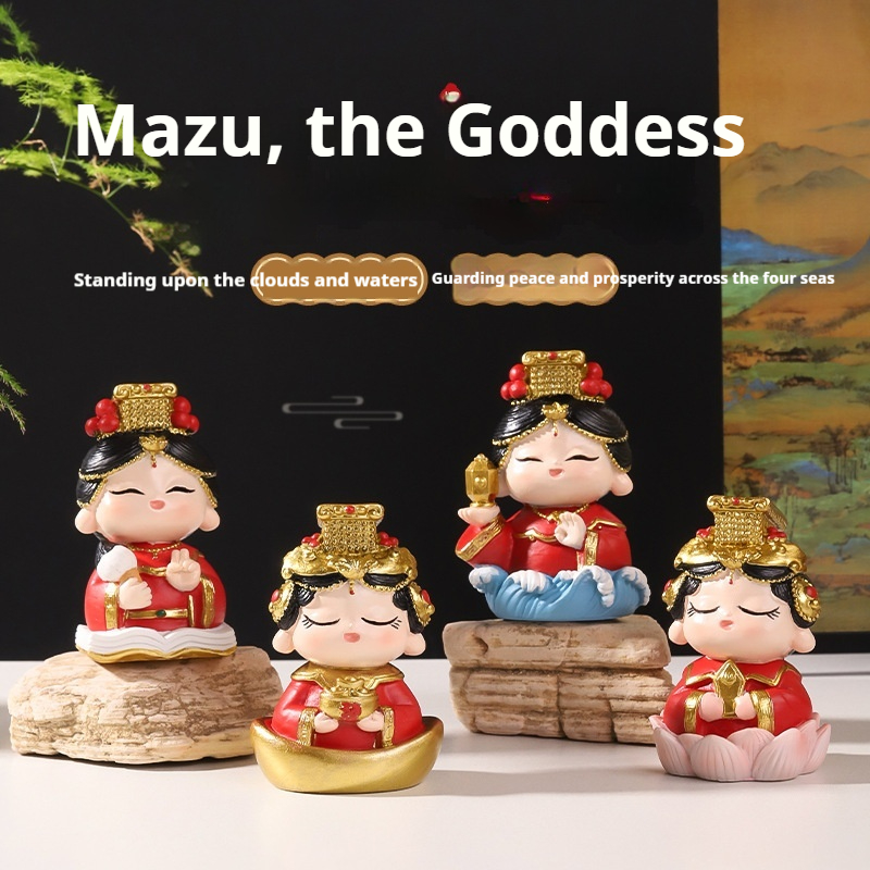 Chinese Style Mazu Resin Figur - đánh giá và giá Crafting Resin