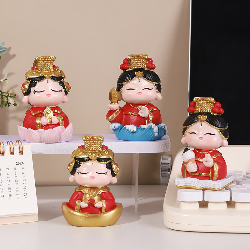Chinese Style Mazu Resin Figur - đánh giá và giá Crafting Resin