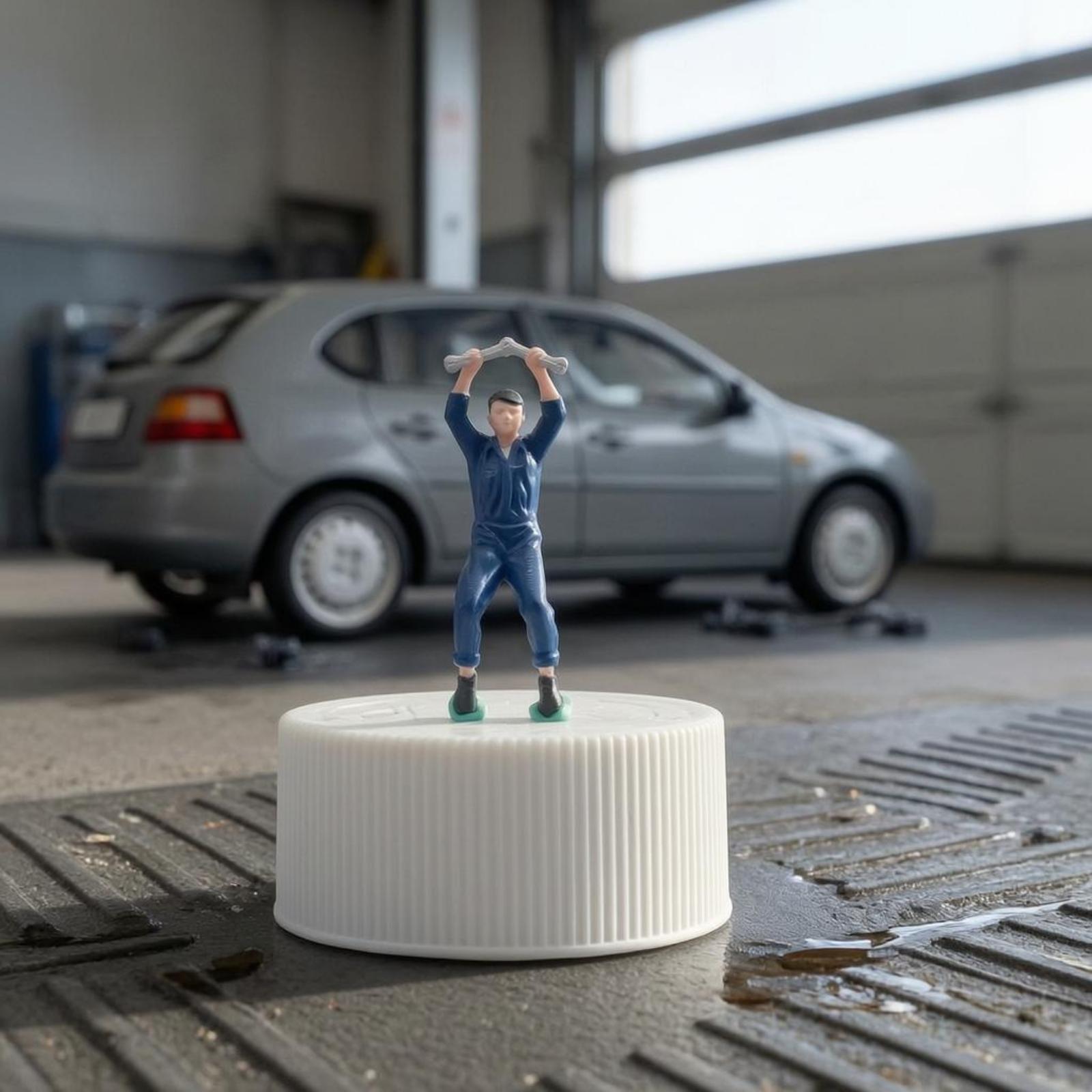Standing Garage Mechanic Figur - đánh giá và giá Resin Craft Workshop